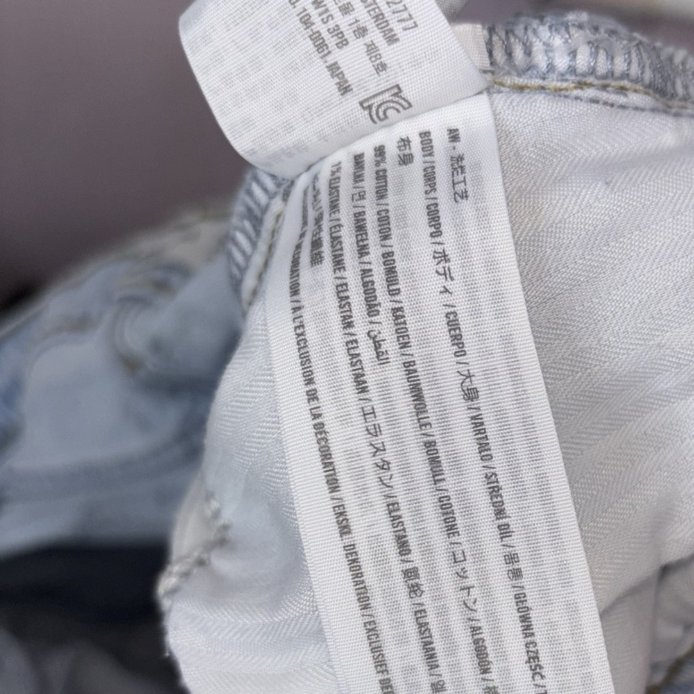 Abercrombie & Fitch 90s Straight Ultra High Rise Cotton Jeans Size 14 Short - Picture 9 of 9